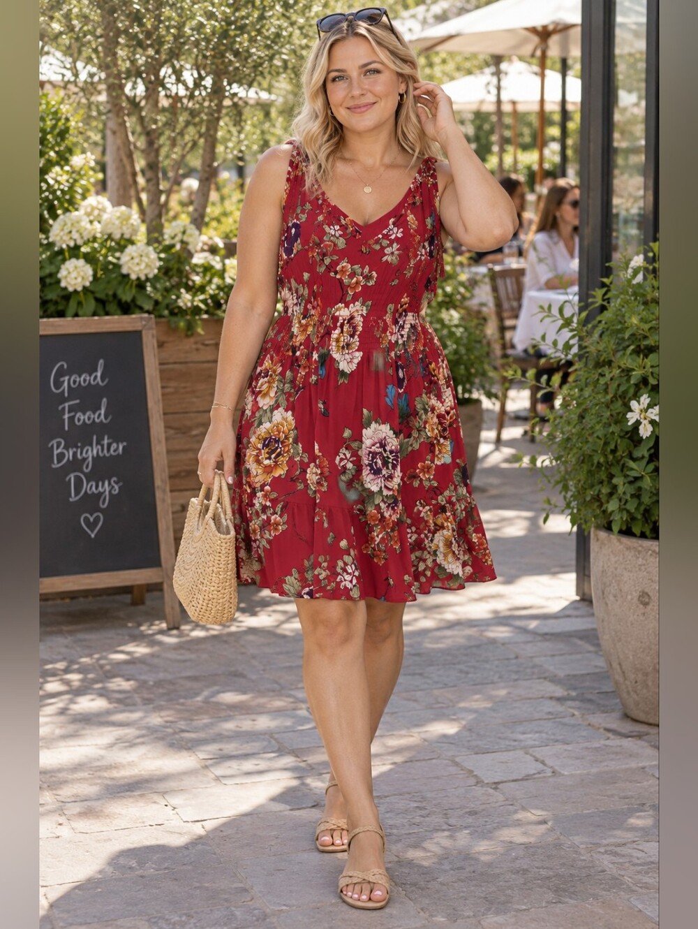 bila Women's Floral Weekender Dress